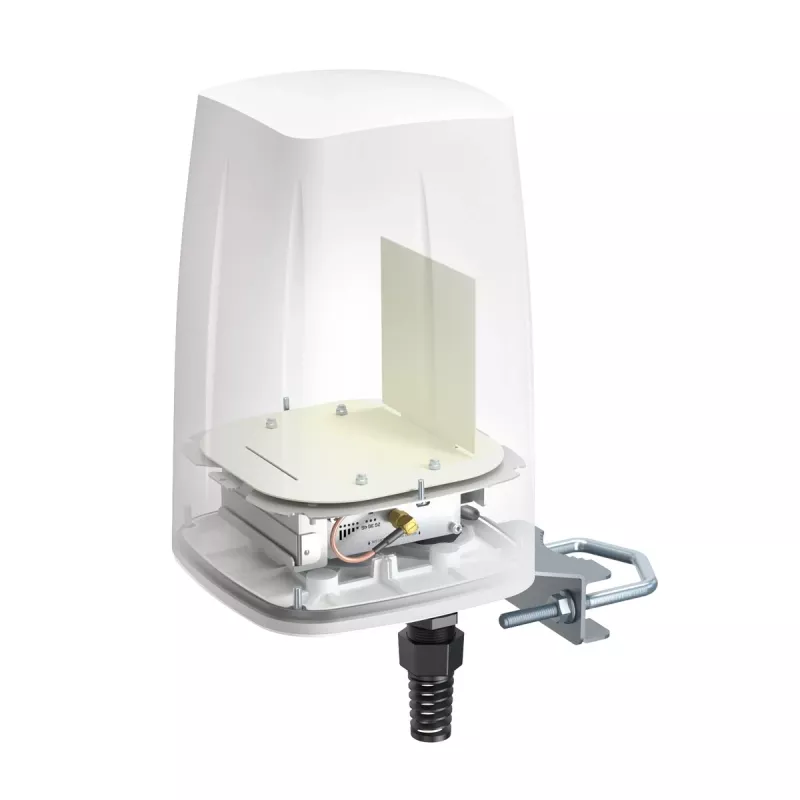 Mitmesuunaline võrguantenn QuWireless QuSpot A140S-A, PoE/LAN, 0,694–2,7 GHz, kuni 4 dBi, valge