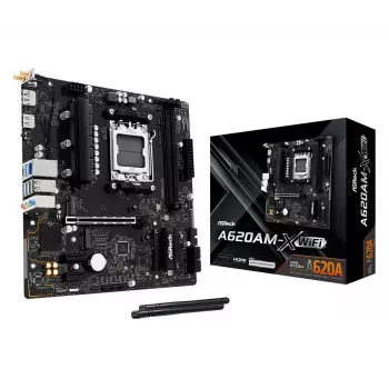 ASRock A620AM-X WiFi AMD A620 AM5 Micro-ATX emaplaat