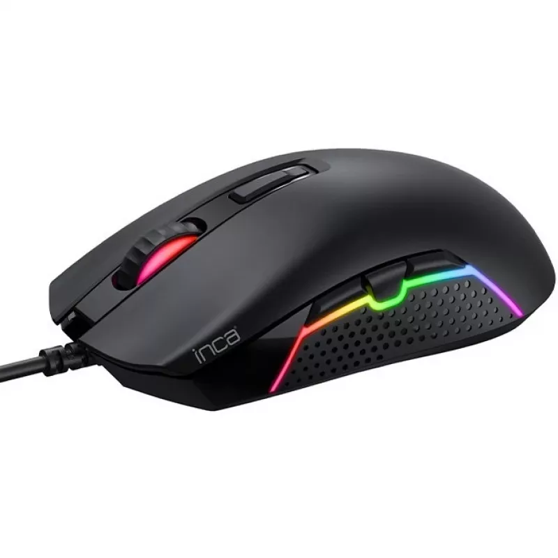 INCA mänguhiir IMG-GT14 3600 DPI. RGB. 7 nuppu. USB. SW jaemüük