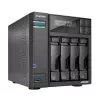 Asustor LOCKERSTOR 4 Gen2 (AS6704T) NAS lauaarvuti Intel® Celeron® N N5105 4 GB DDR4 0 TB ADM must