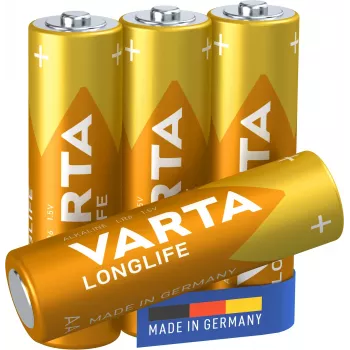 Varta Longlife Extra - Patarei 4 x AA-tüüpi leelispatarei (04106101414)