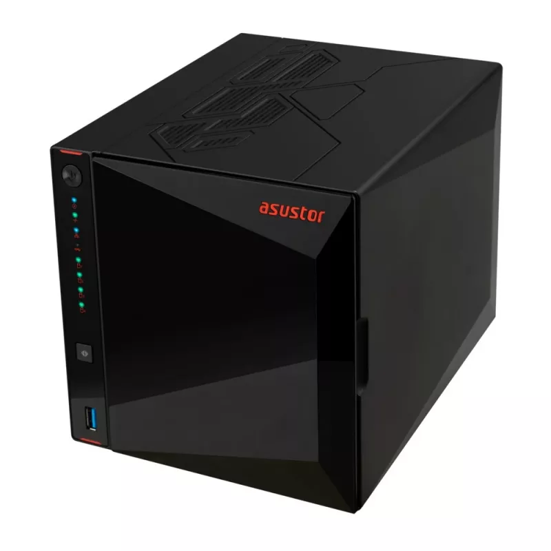 Asustor AS5404T NAS/võrgusalvesti Intel® Celeron® N5105 4 GB DDR4 0 TB ADM Must