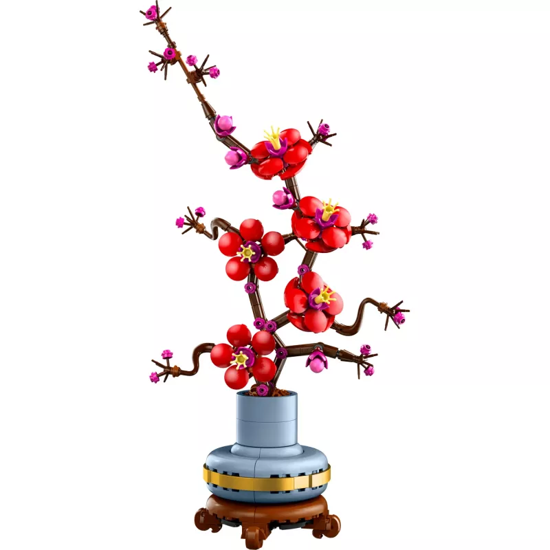 LEGO Icons ploomiõie lilledekoratsiooni väljapanekukomplekt 10369, mitmevärviline