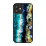 Kaitseümbris iKins Apple iPhone 12 mini jaoks — lilla ahhaadimuster