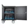 Manhattan iPad kuni 13 tolli, MacBook Air kuni 13 tolli ja Chromebook kuni 14 tolli 32-kohaline USB-C laadimiskäru/kapp, ka teised tahvelarvutid/nutitelefonid (seadmest USB-C kaablini), lahtrid 330x22x235 mm, seadme laadimiskaablid ei kuulu komplekti (soo
