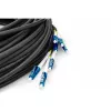DIGITUS Vorkonfektionierte kiuoptiline universaalne jaotuskaabel, Singlemode OS2, 8 kiudu, LC/UPC - LC/UPC