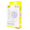Baseus Free2Pull - 20 W USB-C–Lightning tõmmatav kaabel, 1 m (lilla)