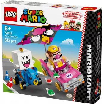 LEGO ehitusmänguasjade komplekt 72038 Super Mario Mario Kart Wario King Buu Huu – tegelaskujud ja rajaosad