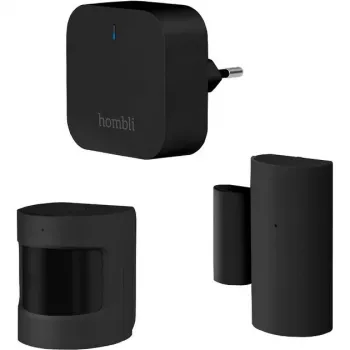 Liikumisandur Hombli HBSP-0100 passiivne infrapuna (PIR) andur juhtmevaba must, 120° nurk, 8 m ulatus, aku