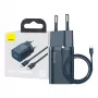 Baseus Super Si Power laadija USB-C–Lightning kaabliga 20W sinine