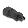 DeLOCK võrguadapter IEC 60320 C14 pistikupesale C5, 2,5 A, sirge, must