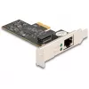 DeLOCK PCI Express x1 kaart 81260 1 x RJ45 5 Gigabit LAN RTL8126