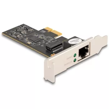 DeLOCK PCI Express x1 kaart 81260 1 x RJ45 5 Gigabit LAN RTL8126