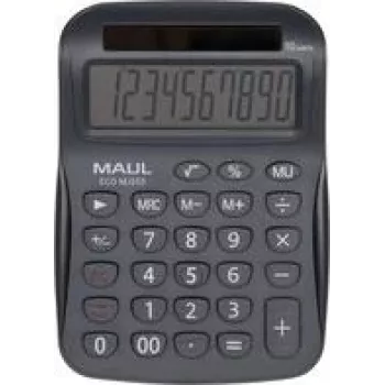 Jakob Maul GmbH lauaarvuti kalkulaator ECO MJ 555 10 numbrit roheline päikeseenergial töötav - ilma patareita (7263584)