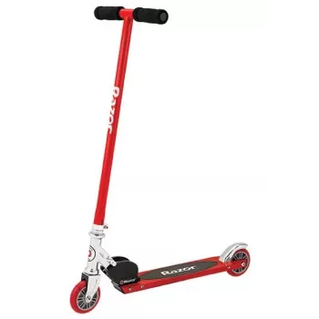 Tõukeratas Razor S Kids — metallraam, vanusele 5+, must/punane, 2,43 kg, mõõdud 595×155×115 mm