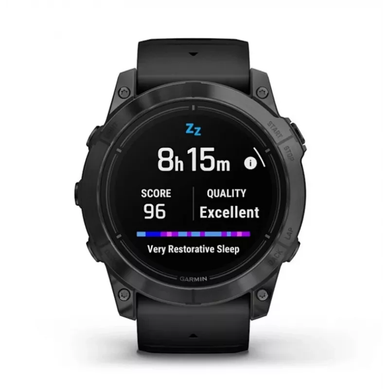 Nutikell GARMIN epix Pro (Gen 2) — 1.4 tolli AMOLED 454×454, 32 GB, GPS, Wi‑Fi, Bluetooth, 51 mm korpus, 98 g, must silikoon