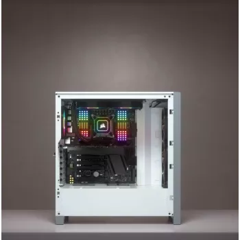 Corsair iCUE 4000X RGB Midi Tower Valge