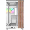 Arvutikorpus Thermaltake View 380 XL WS ARGB Snow Valge — Midi Tower, ATX tugi, aknaga