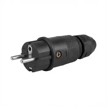 ABL 100000068 Professional Plug SCHUKO & fr-be Elamid-2K Must sv IP54 (100000068)