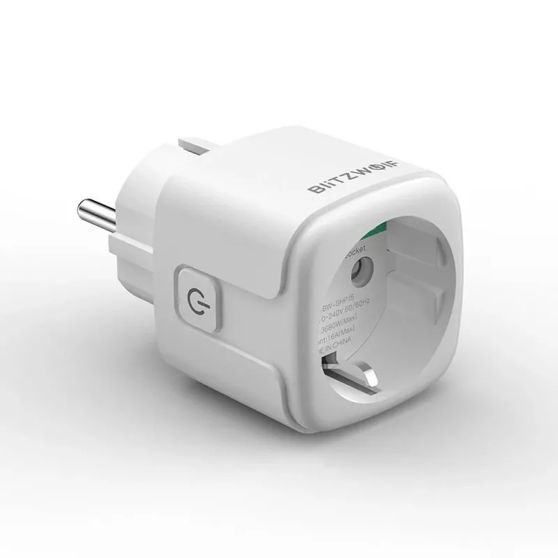 Nutipistik BlitzWolf BW-SHP15 ZigBee 3680W — seinapealne Wi‑Fi/ ZigBee ühilduv toiteväljund