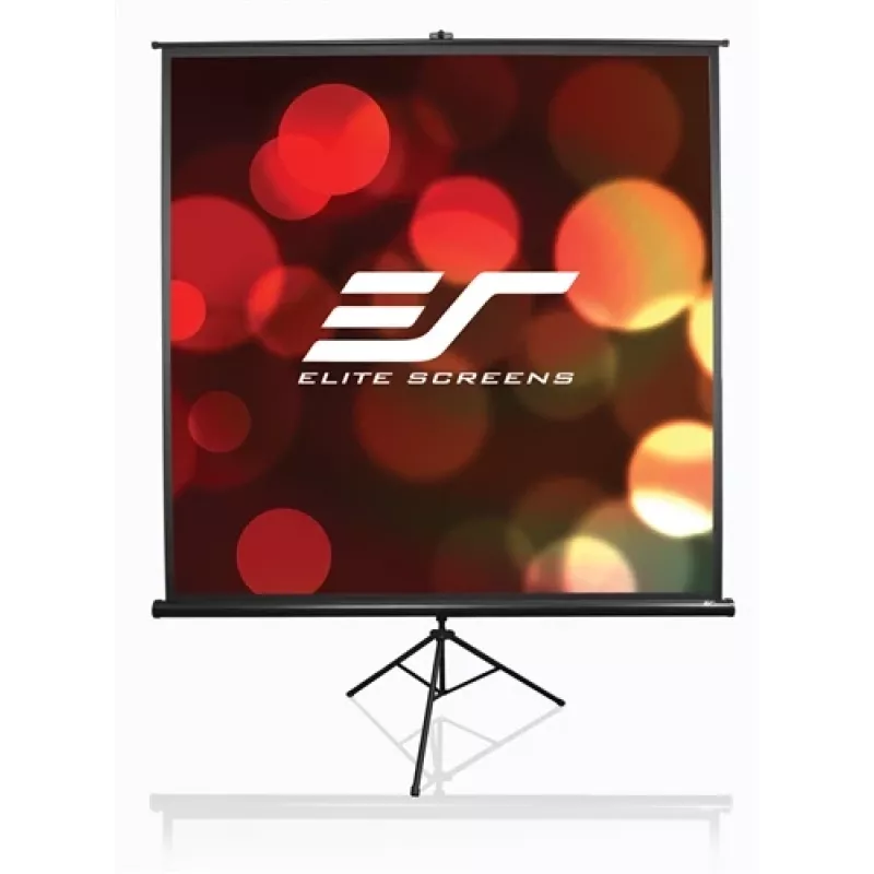 Elite Screens | Statiiviga/Kaasaskantav Ülestõmmatav Projektoriekraan | T92UWH | Diagonaal 92 tolli | 16:9 | Vaadeldav ekraani laius (W) 203,2 cm | Must