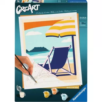 Maalimiskomplekt Ravensburger CreArt – Lõõgastus rannas (23897) kunstikomplekt