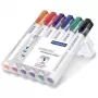 Marker Staedtler Lumocolor Valgeboard 351 6 tk kuulotsaga ots