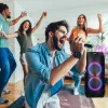 Kaasaskantav kõlar MANTA ATTIS SPK0802 120W, Bluetooth, juhtmega sisend, taaslaetav, FM, LED-tuled