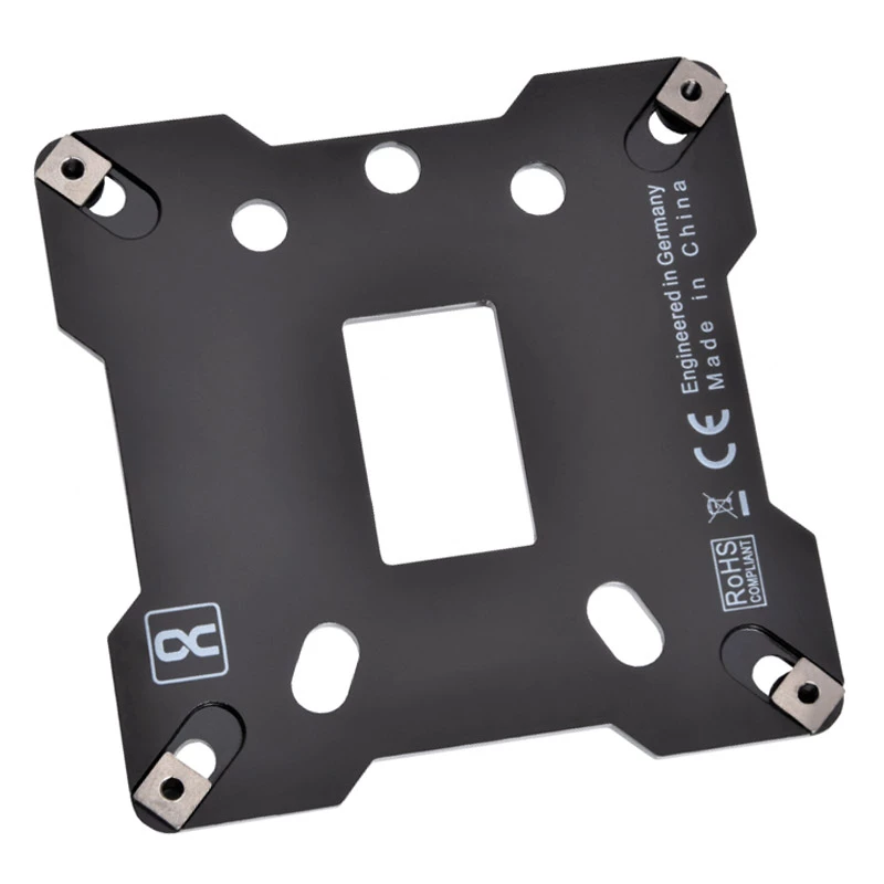 Alphacool 13071 tagumine plaat, roostevaba teras, must, 90 mm
