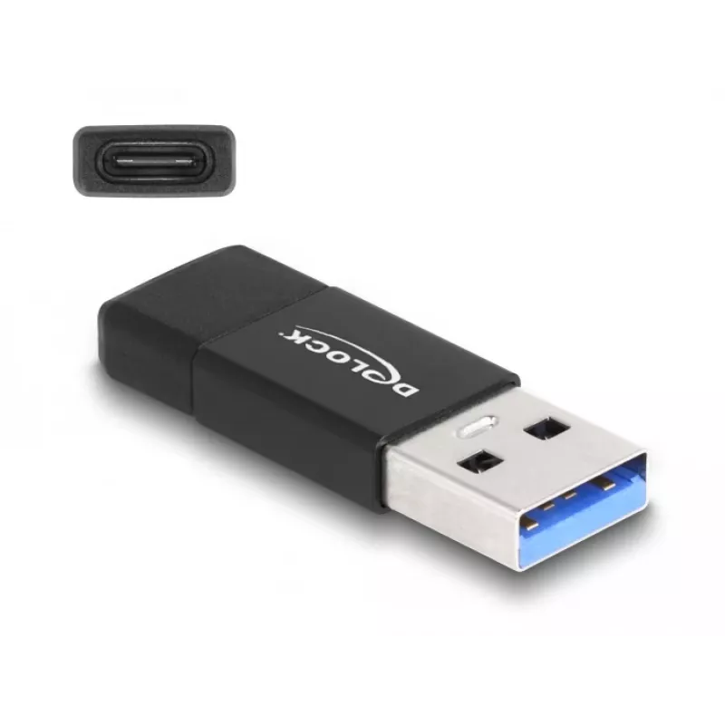 DeLOCK 60001 kaabli soomuundur USB A USB C must
