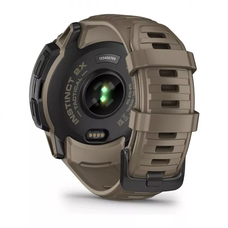 Garmin Instinct 2X Solar Tactical Edition 2,79 cm (1,1) MIP 50 mm Digitaalne 176 x 176 pikslit Puuteekraan Roheline GPS (satelliit)