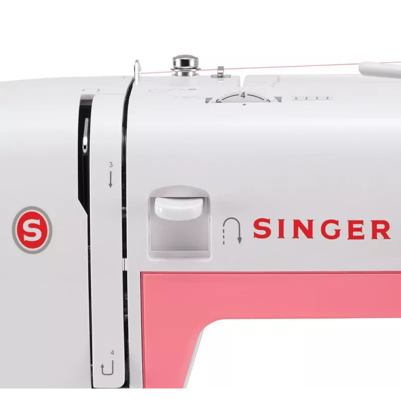 SINGER automaatne õmblusmasin SIMPLE 3210 — elektriline, 68 pistet, 4-etapiline nööpauk, vaba varrukas, 5,5 kg