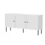 3D kummut PALAZZO BIS 151x40x75 valge matt