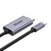 UNITEK V1409A kaabelsoovahetaja USB-C DisplayPort Must, Hall