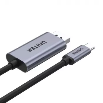 UNITEK V1409A kaabelsoovahetaja USB-C DisplayPort Must, Hall