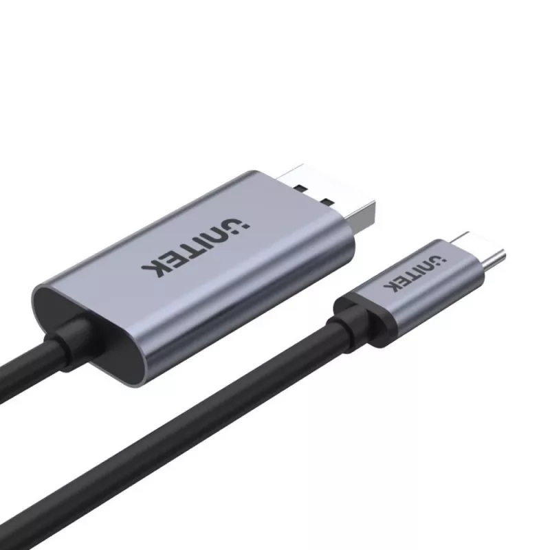 UNITEK V1409A kaabelsoovahetaja USB-C DisplayPort Must, Hall