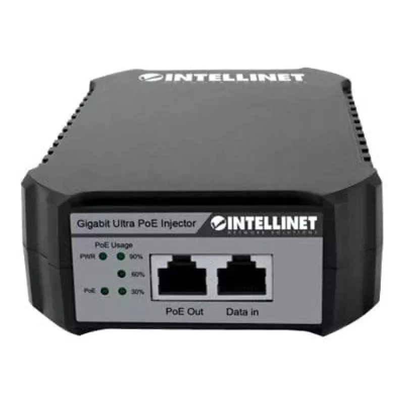 Intellinet Gigabit PoE++ toiteadapter, üks 95 W port, IEEE 802.3bt (4PPoE) -ühilduv, plastikust korpus, seinale kinnitatav