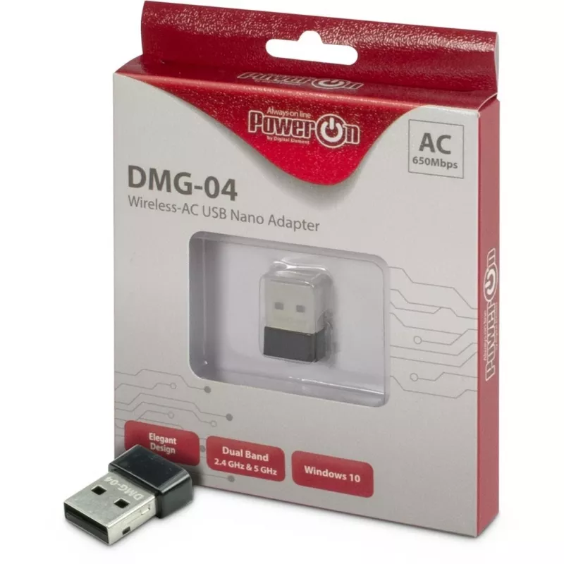 Inter-Tech võrguadapter USB 2.0 650Mbps traadita