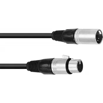 XLR-ühenduskaabel Omnitronic 30220768 — 1×5-kontaktiline XLR-isane 1×5-kontaktilisele XLR-emasele, 3 m