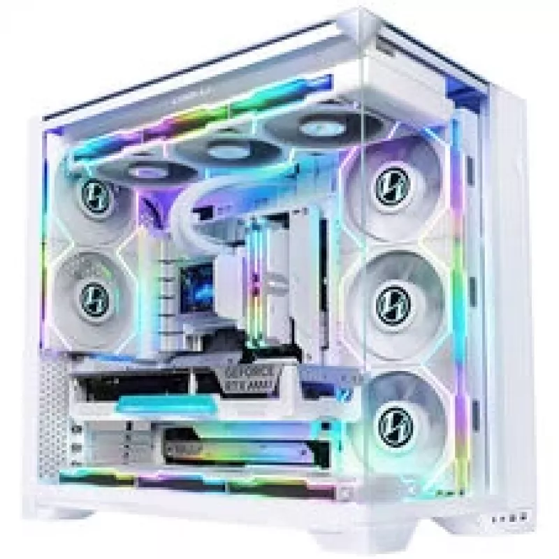 Lian Li O11 Vision Compact korpuse komplekt + HydroShift II LCD-S 360TL AiO - valge