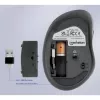Manhattan Ergonomic Wireless hiir, paremakäeline, reguleeritav 800/1200/1600dpi, 2.4Ghz (kuni 10m), kuus nuppu kerimisrattaga, kombineeritud USB-A ja USB-C vastuvõtja, must, AA aku (kaasas), kolmeaastane garantii