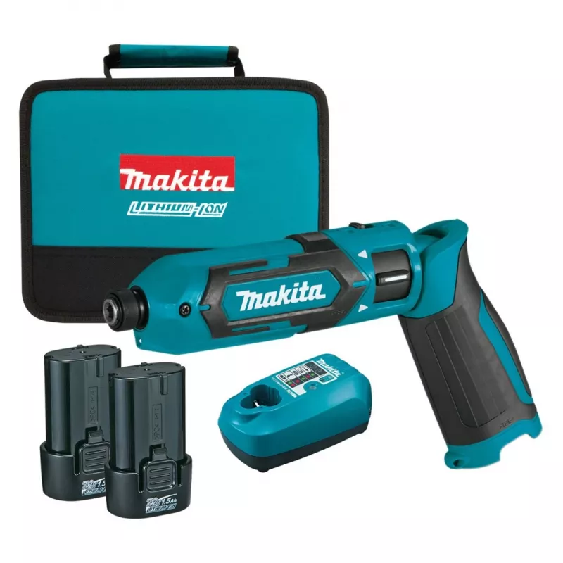 Löökkruvikeeraja Makita TD022DSE 1/4 tolli 2450 p/min 25 N⋅m Must, Sinine