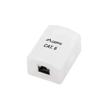 Pistikupesakarp RJ-45 valge Lanberg OS6-0001-W