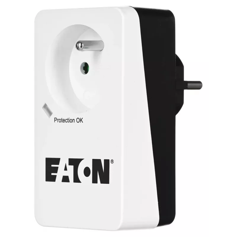 Liigpingekaitse karp Eaton Protection Box 1 FR — 1 tüüp E pistikupesa, 220–250 V, 16 A, 4000 W, must, kompaktne