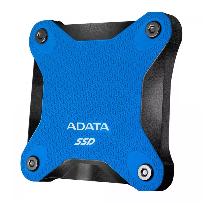 Väline SSD ADATA SD620 512 GB, USB 3.2 Gen 2 Micro-USB B, sinine, silikoonkest, põrutuskindel