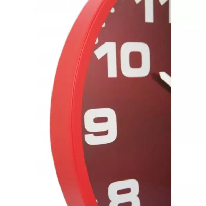 NeXtime kell 3053ro Dash Red, Ø35 cm, seinakell, punane/hõbedane