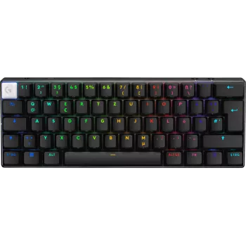 Logitech G PRO X 60 klaviatuur mängimiseks USB RF juhtmevaba Bluetooth QWERTZ Saksa must