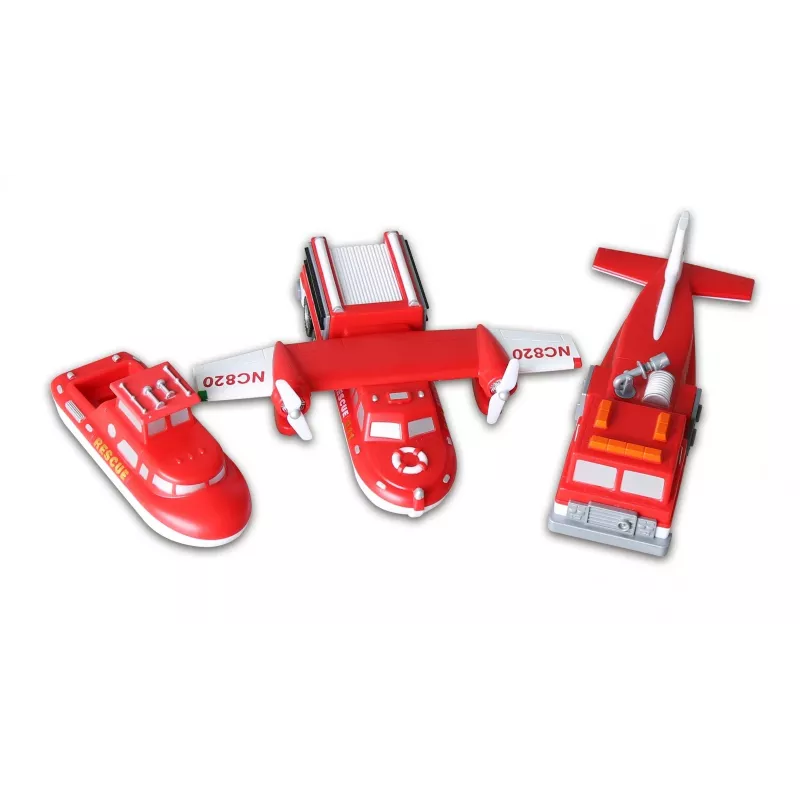 Sõidukikomplekt Popular Playthings Mix or Match Vehicles Fire and Rescue