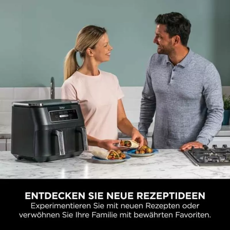 Ninja AF200EU fritüür Double 7,6 L iseseisev 2400 W kuumaõhufritüür must