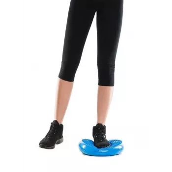 Täispuhutav stabiilsuspadi MDH Sensory Balance Disc DRQM3C0CHXUXP, sinine, PVC, Ø350 mm, kõrgus 60 mm, max koormus 200 kg, sakkidega